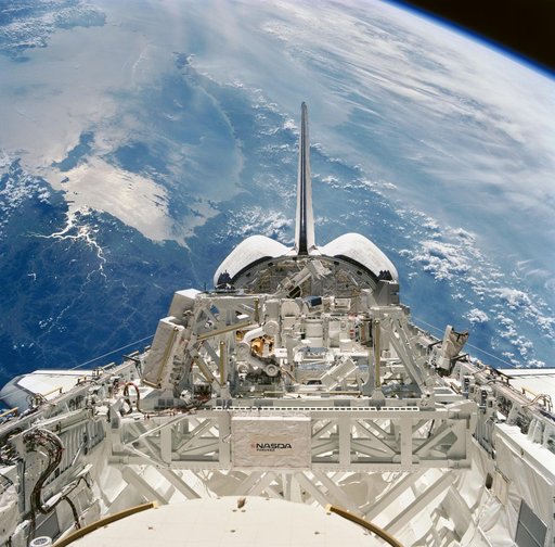 Earth observations taken from orbiter Discovery during STS-85 mission