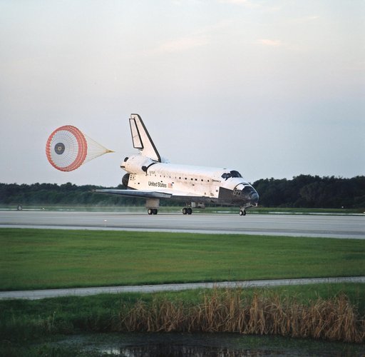 STS-85 Discovery OV-103 landing