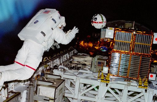 Second EVA activities include Small ORU OPS and AERCam/Sprint activity