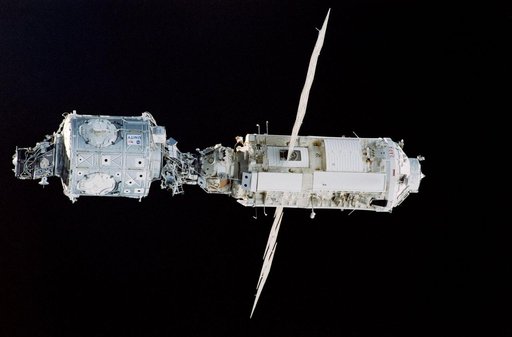 Fly-around view between the Starboard and Zenith (+YA, -ZA) sides of the ISS