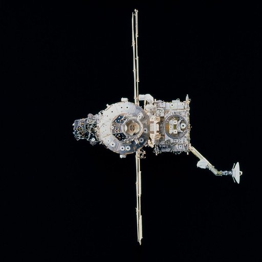 Post-undocking view of Z1, PMA2, PMA3 and Node 1 during STS-92/3A