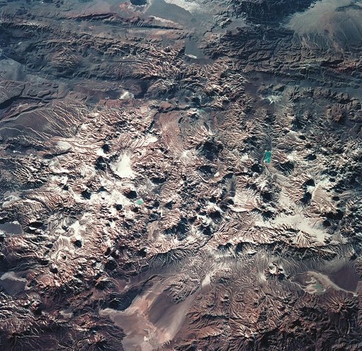 Earth observations of the Andes Mts. taken from Columbia during STS-93 mission