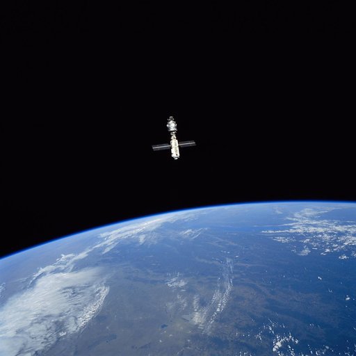 View of the ISS taken during fly-around