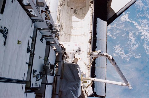 P6 Truss, port side of the Integrated Equipment Assembly (IEA)