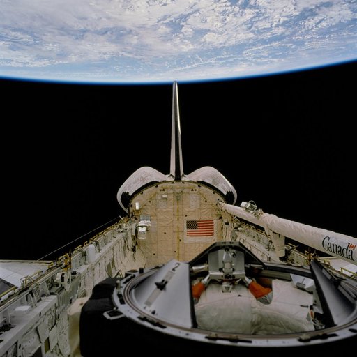 Views of the empty payload bay near the end of the STS-97 mission