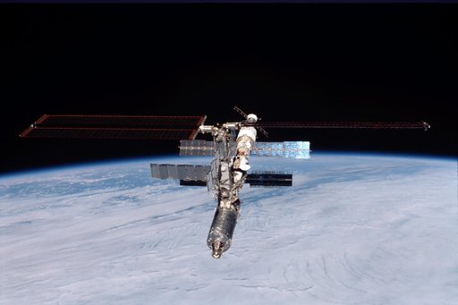View of the ISS as seen during fly-around