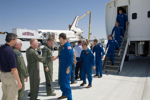 Landing of Space Shuttle Atlanis / STS-125 Mission