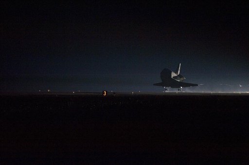 STS-130 Endeavour Lands at KSC