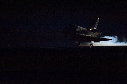 STS-130 Endeavour Lands at KSC