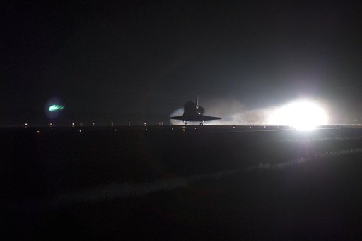 STS-130 Endeavour Lands at KSC