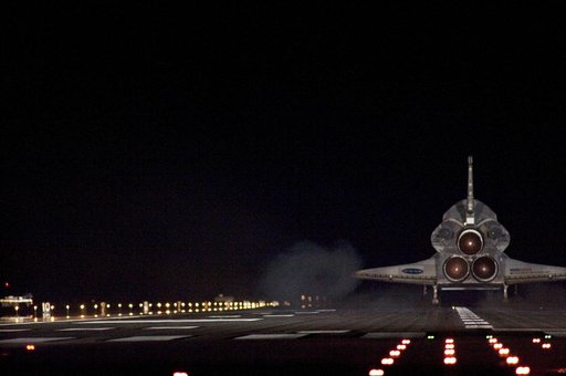 STS-130 Endeavour Lands at KSC