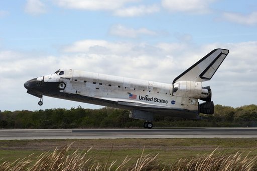 STS-133 landing at KSC