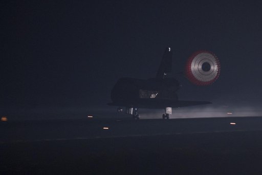 The Final Landing of STS-135 Atlantis