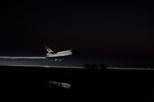 The Final Landing of STS-135 Atlantis