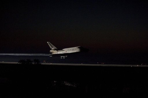 The Final Landing of STS-135 Atlantis