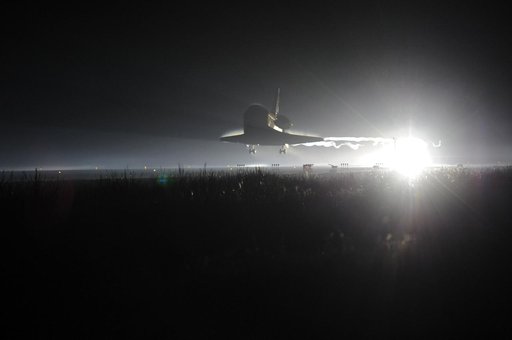 The Final Landing of STS-135 Atlantis