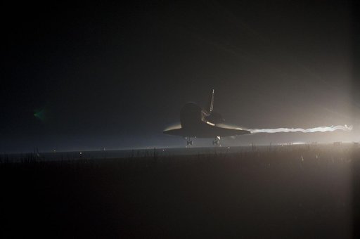 The Final Landing of STS-135 Atlantis