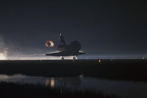 The Final Landing of STS-135 Atlantis