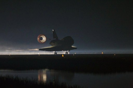 The Final Landing of STS-135 Atlantis