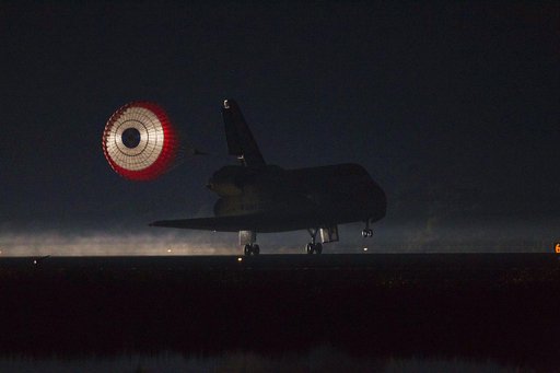 The Final Landing of STS-135 Atlantis