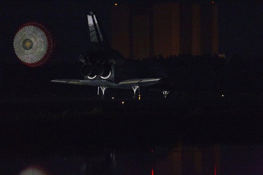The Final Landing of STS-135 Atlantis