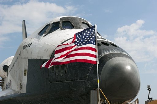 Space Shuttle Atlantis after its Final Landing