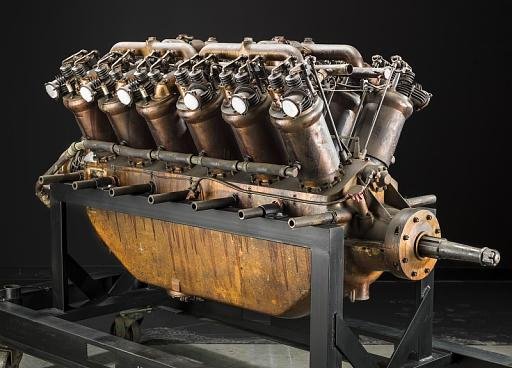 Curtiss V-4, V-12 Engine