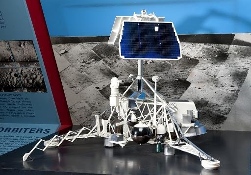 Model, Lunar Lander, Surveyor, 1/5 Scale