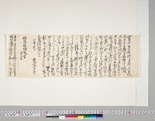 Materials Related to Onuma Chikuzan and Tsurin [4] Letter from Kinouchi Yoshiken (to Suzuki Shōtō, August 20)
