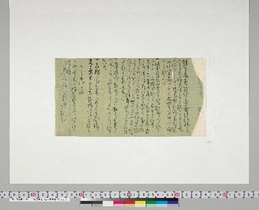 [Materials on the Relationship between Onuma Chikuzan and Tsurin] [20] Fragment (Letter to Onuma Chikuzan, July 18)
