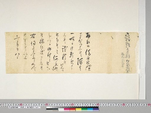 [Materials Related to Onuma Chikuzan and Tsurin] [85] Letter from Takehara Shūichirō (to Onuma Chikuzan, Late Edo Period, November 28)