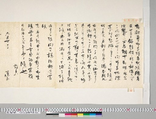 [Materials on Ōnuma Chikuzan and Tsururin] [149] Letter from Sōjima Michimasa (to Ōnuma Tsururin, June 21)