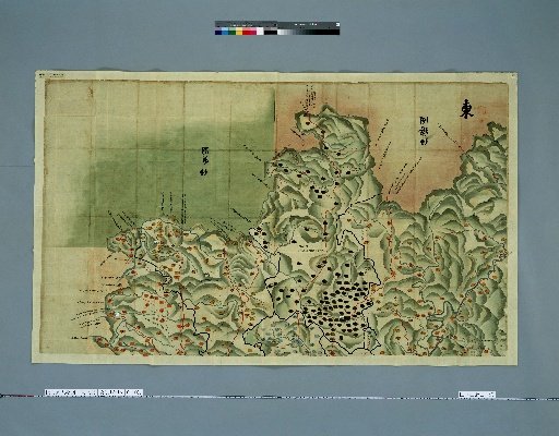 Large Map of Settsu, Kawachi, and Izumi: Northeastern Part