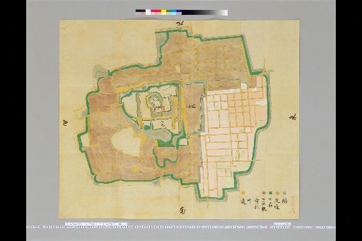 [Map of Ancient Japanese Castles] [Vol. 1, Kinai Section] 5: Koriyama Castle Map, Yamato Province