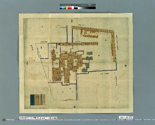 Map of the Residence of Hikosaka Ikki-no-kami, Osaka