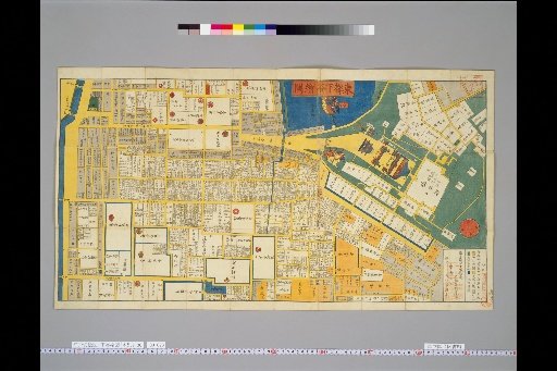 [Edo Cut-out Map] Shitaya Map