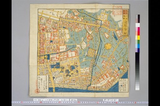 [Edo Cut-out Map] Imado, Minowa, Asakusa Map