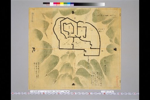 [Map of Ancient Castles of Japan] [Volume 1, Kinai Section] 8: Washu Takatori Castle