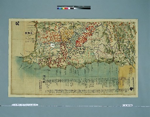 Great Map of Settsu, Kawachi, and Izumi, Northwest Section