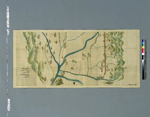 Map of the City and Suburbs of Kyoto (Left)