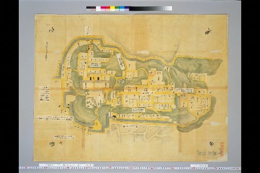 [Japanese Ancient Castle Maps] [Volume 7, Tokaido Section (6)] 99 Sakura Castle, Shimōsa Province