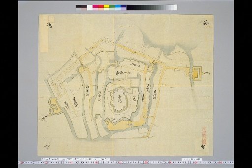 [Japanese Ancient Castle Maps] [Volume 7, Tokaido Section (6)] 109 Map of Tsuchiura Castle, Hitachi Province