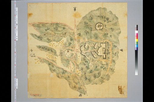 [Japanese Ancient Castle Maps] [Volume 7, Tokaido Section (6)] 111 Kasama Castle, Hitachi Province (Part 1)