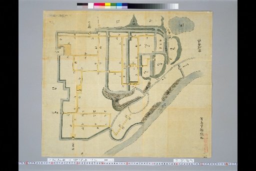 [Japanese Ancient Castle Maps] [Volume 7, Tokaido Section (6)] 112 Map of Shimo-Tsutsuji Castle, Hitachi Province