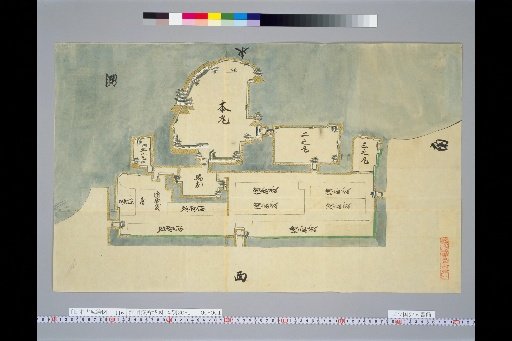 [Japanese Ancient Castle Maps] [Volume 8, Tōsandō Section (1)] 116 Map of Zeze Castle, Ōmi Province