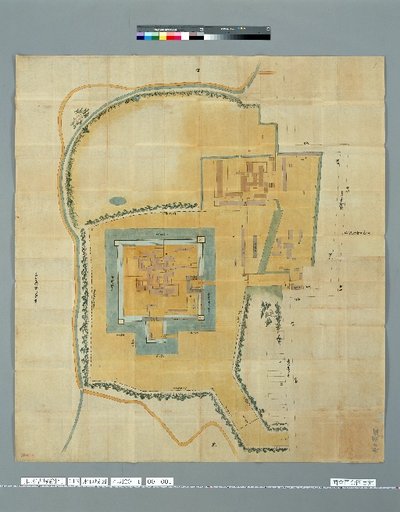 [Japanese Ancient Castle Maps] [Volume 8, Tōsandō Section (1)] 118 Map of Mizukuchi Castle