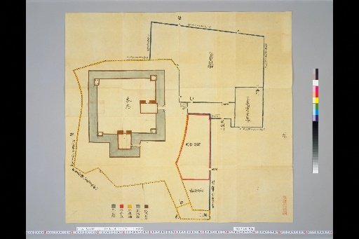 [Japanese Ancient Castle Maps] [Volume 8, Tōsandō Section (1)] 120 Mizukuchi Castle, Ōmi Province