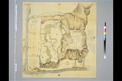 [Japanese Ancient Castle Maps] [Volume 8, Tōsandō Section (1)] 127 Map of Kujō-Hachiman Castle, Mino Province
