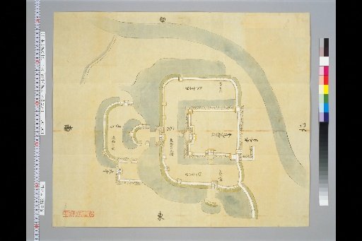 [Japanese Ancient Castle Maps] [Volume 10, Tōsandō Section (3)] 146 Map of Matsushiro Castle, Shinano Province