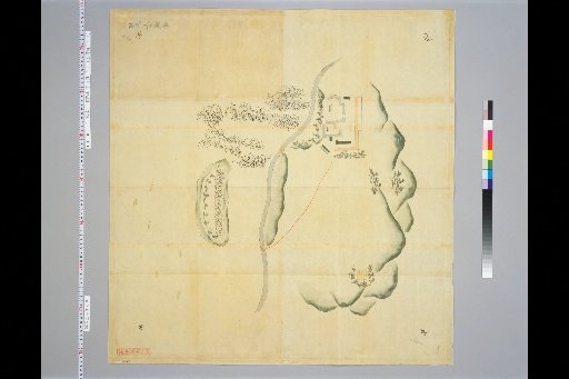 Pictures of Ancient Japanese Castles, Volume 10, Tōsandō Section (3), 152 Map of Ueda Castle, Shinano Province
